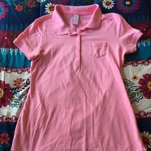 pre-loved Short Sleeve pink polo shirt